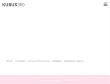 Tablet Screenshot of kubus360.de